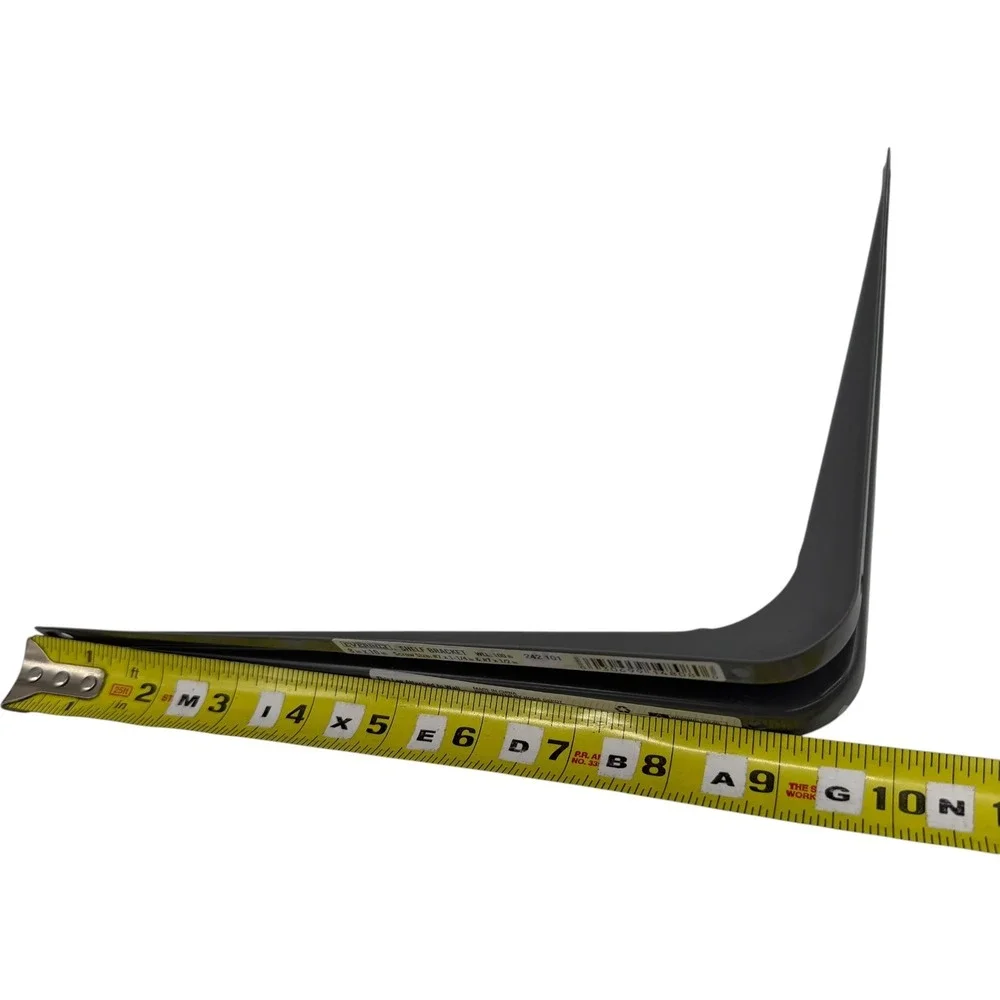 Everbuilt 242 101 Shelf Bracket 8x10 Grey Steel 100lb Load Limit New